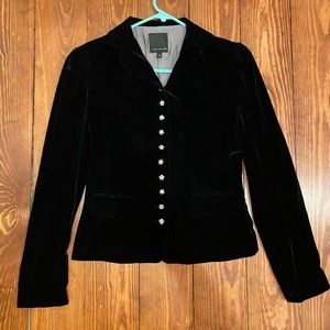 The Limited Black Velvet Jacket 4